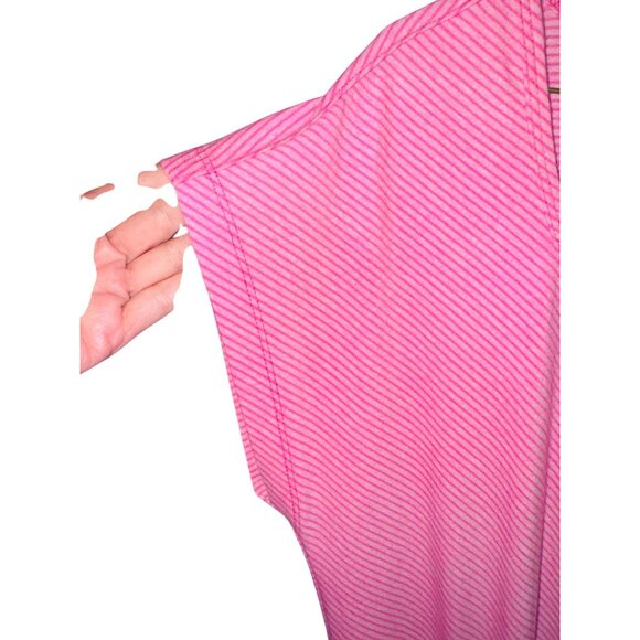 THE NORTH FACE Belted Mini T-Shirt Tennis Romper Pink Pockets Athliesure Travel - Picture 8 of 10